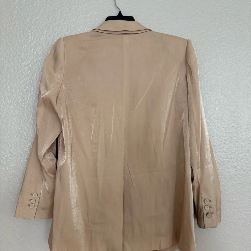 NWT Kobi Halperin Hope Metallic Jacket Blazer Layer